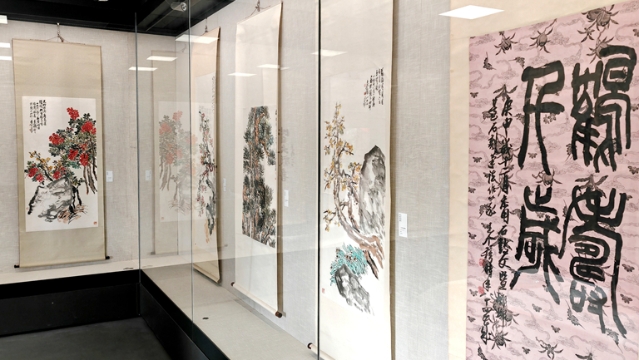 “典藏問(wèn)春——王個(gè)簃書畫精品特展”正在市個(gè)簃藝術(shù)館熱展中