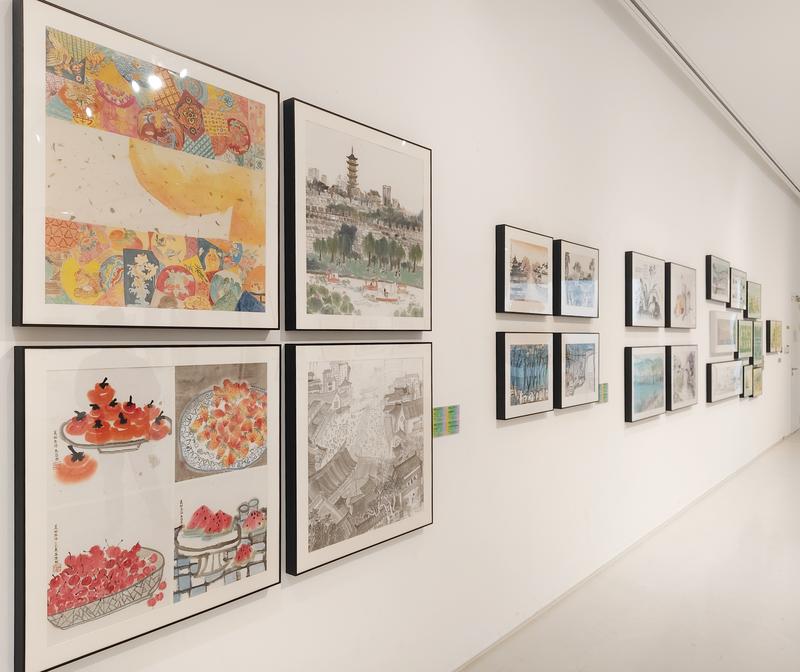 “江蘇省青少年美術(shù)作品雙年展”在南通美術(shù)館展出